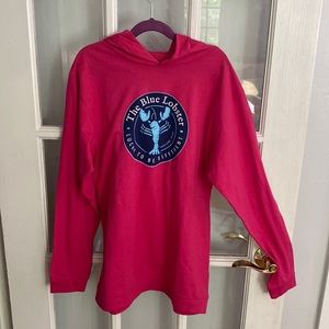 Blue Lobster Hoodie T shirt